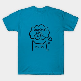 Imagine Cat Music Logo T-Shirt